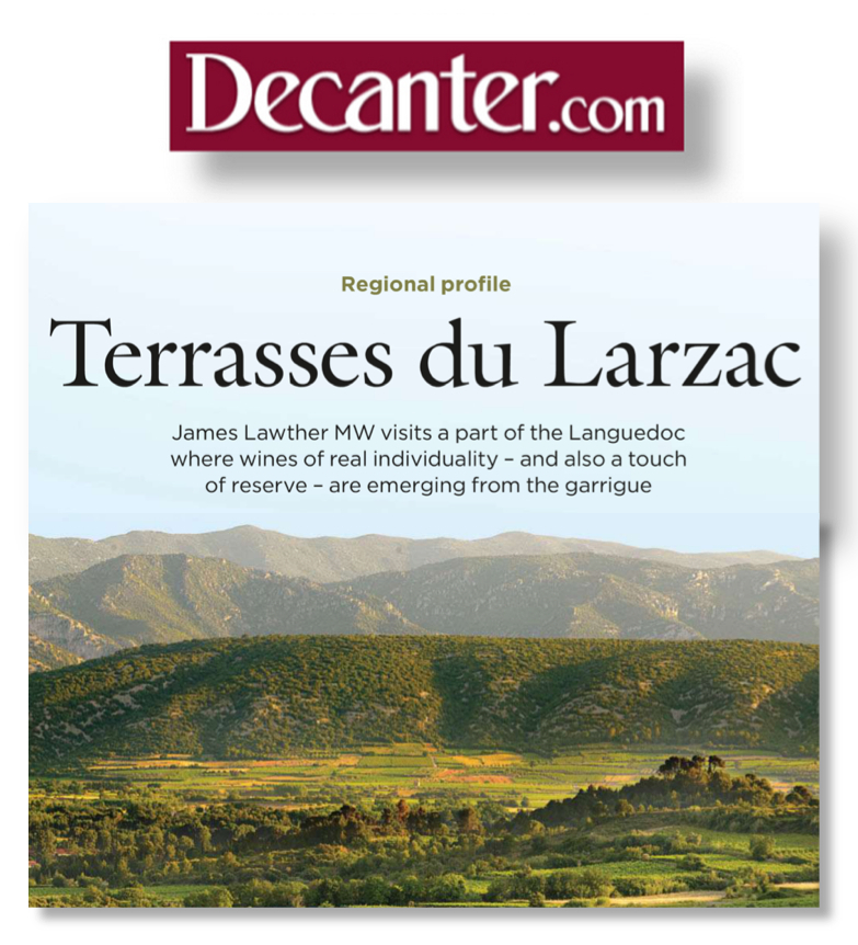 Terrasses du Larzac Regional profile by James Lawther MW in Decanter Magazine La Peira